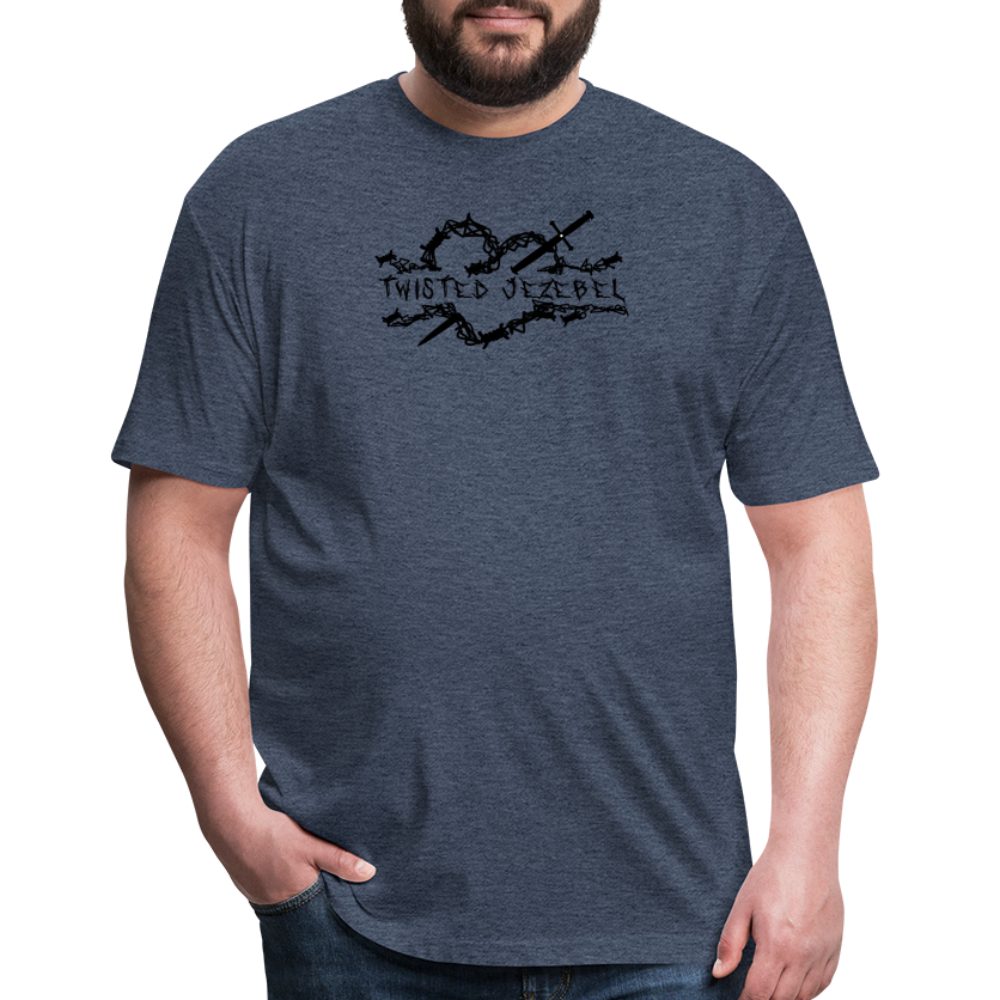 TJ Heart Black - Tee - Twisted Jezebel