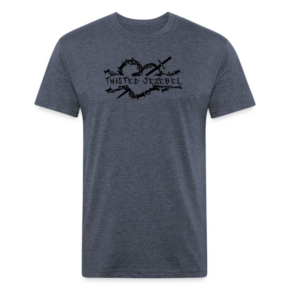 TJ Heart Black - Tee - Twisted Jezebel