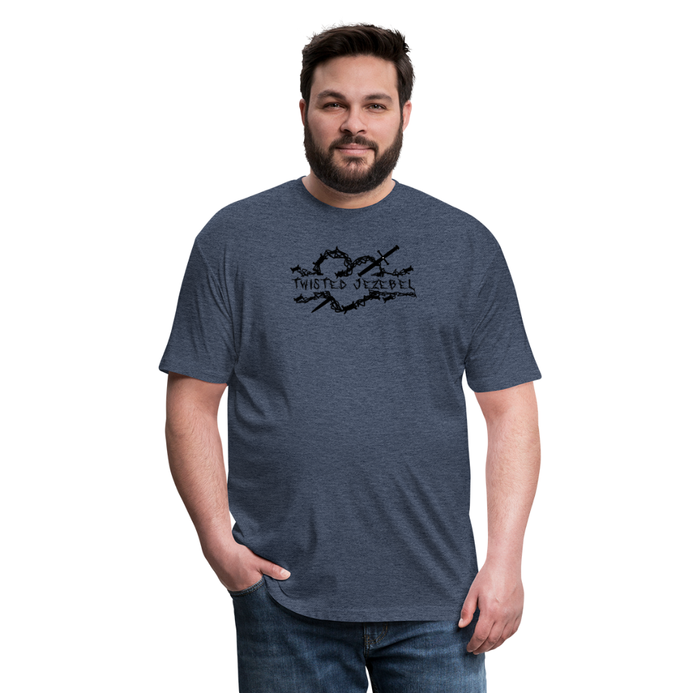 TJ Heart Black - Tee - Twisted Jezebel
