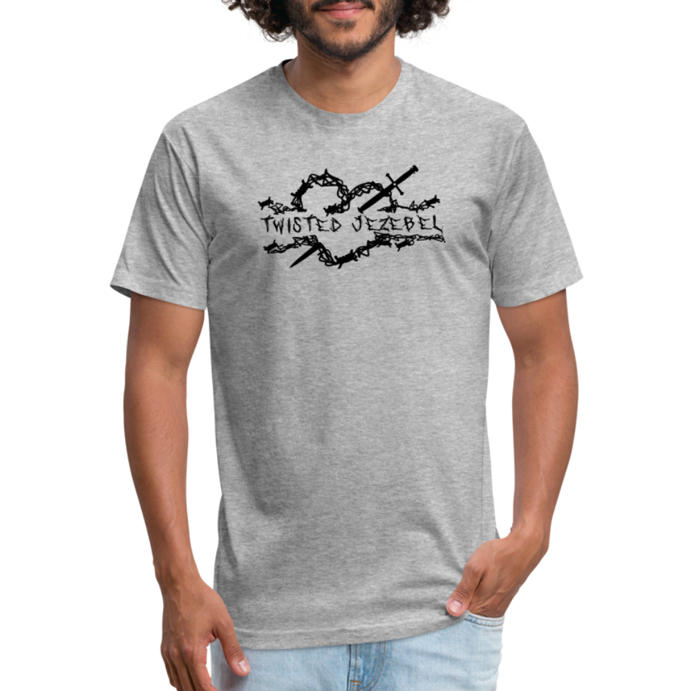 TJ Heart Black - Tee - Twisted Jezebel