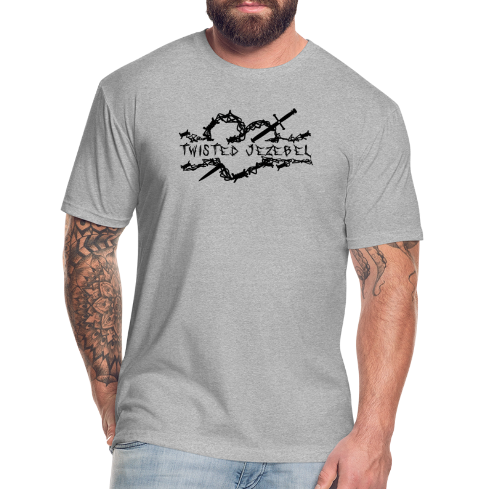 TJ Heart Black - Tee - Twisted Jezebel