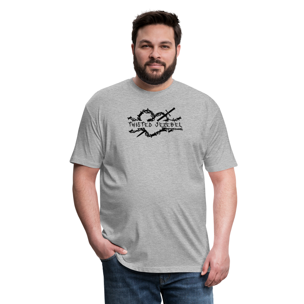 TJ Heart Black - Tee - Twisted Jezebel