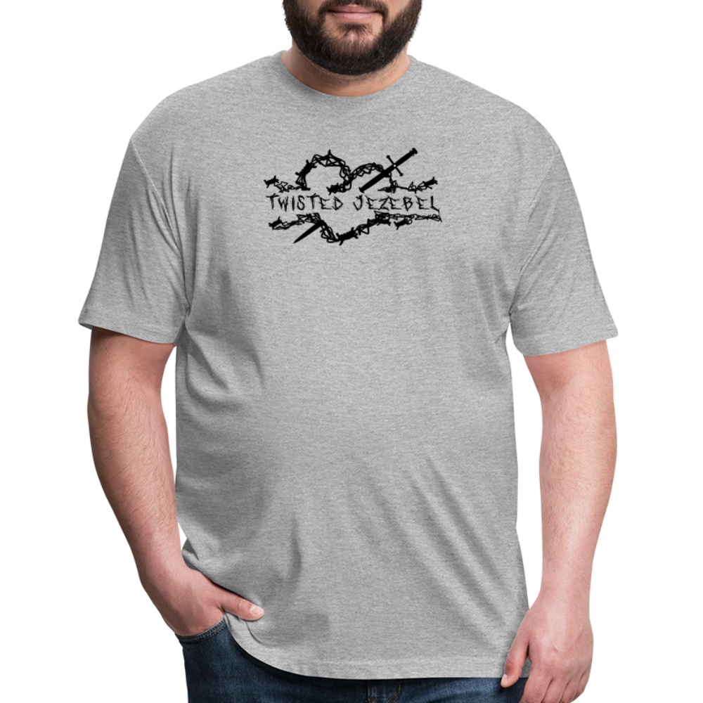 TJ Heart Black - Tee - Twisted Jezebel