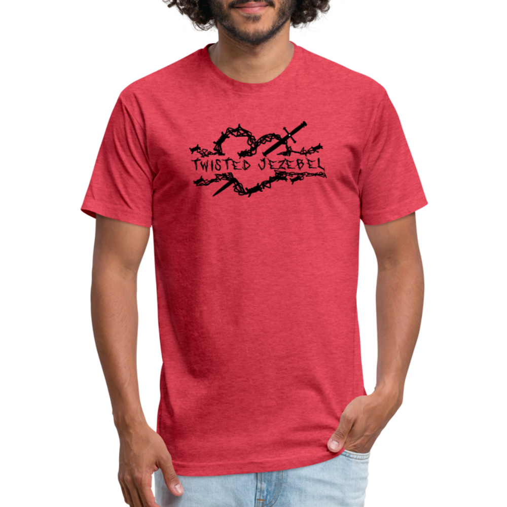 TJ Heart Black - Tee - Twisted Jezebel