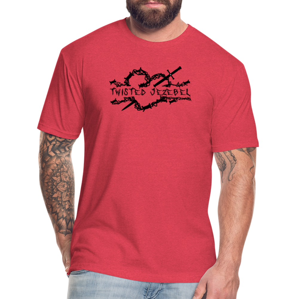 TJ Heart Black - Tee - Twisted Jezebel