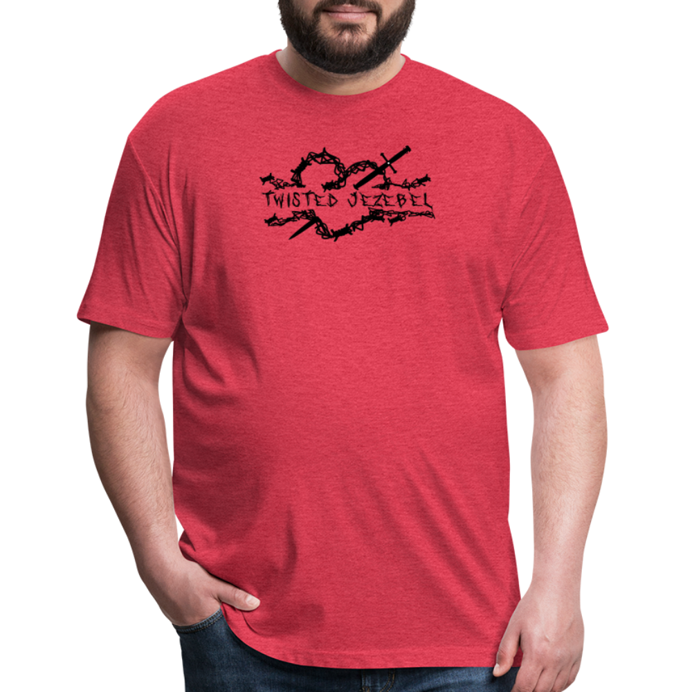 TJ Heart Black - Tee - Twisted Jezebel