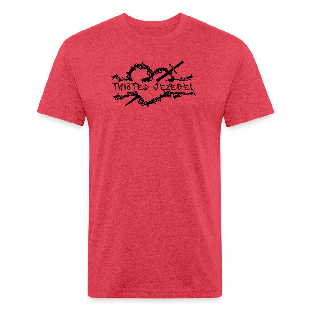 TJ Heart Black - Tee - Twisted Jezebel