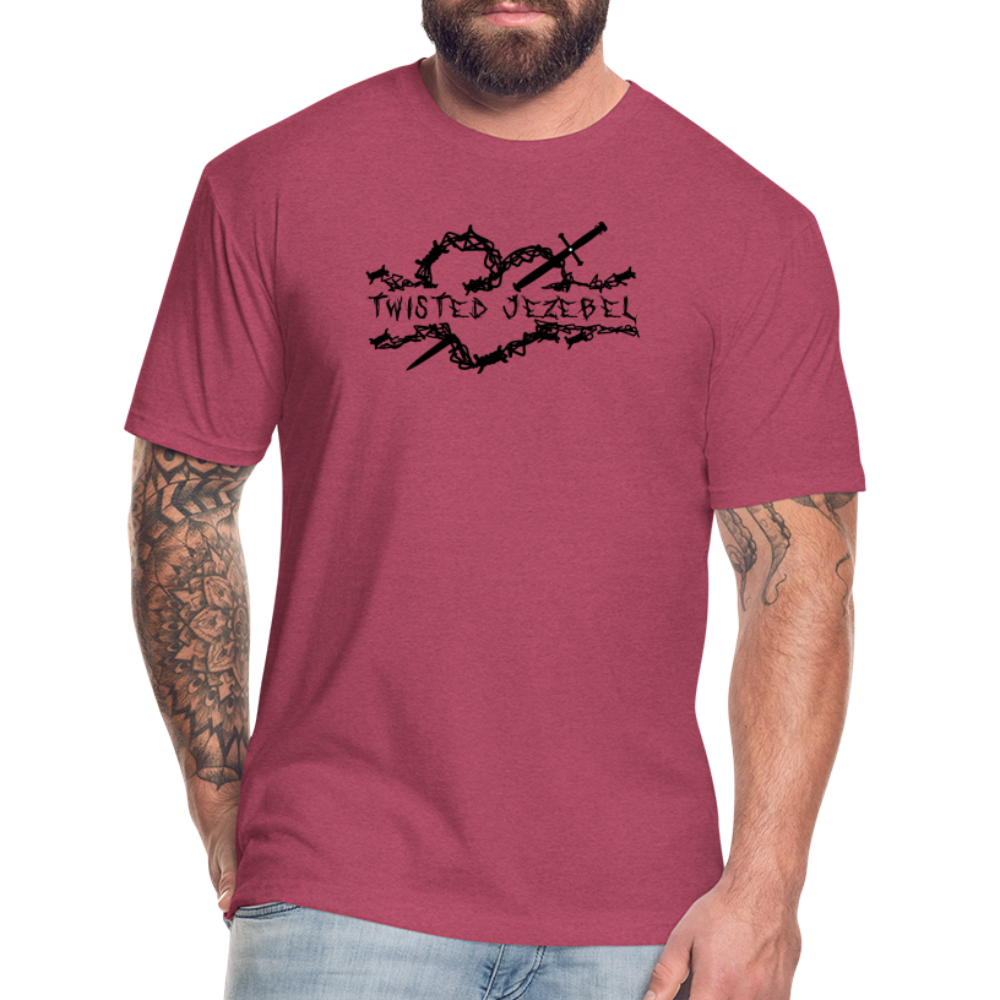 TJ Heart Black - Tee - Twisted Jezebel