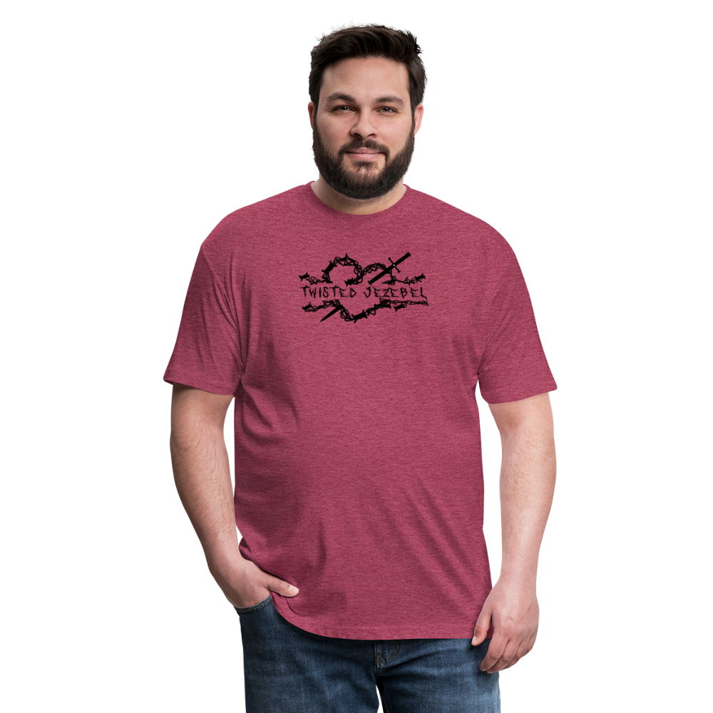 TJ Heart Black - Tee - Twisted Jezebel