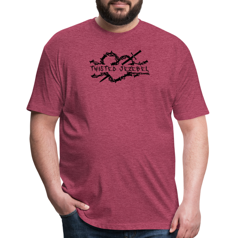 TJ Heart Black - Tee - Twisted Jezebel