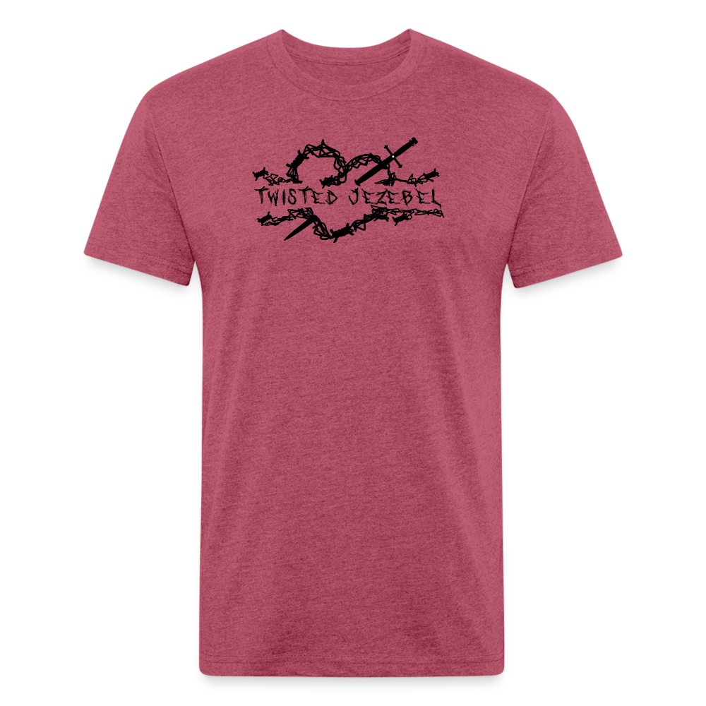 TJ Heart Black - Tee - Twisted Jezebel