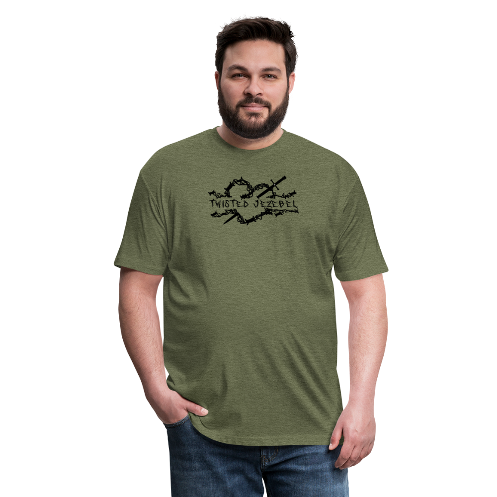TJ Heart Black - Tee - Twisted Jezebel