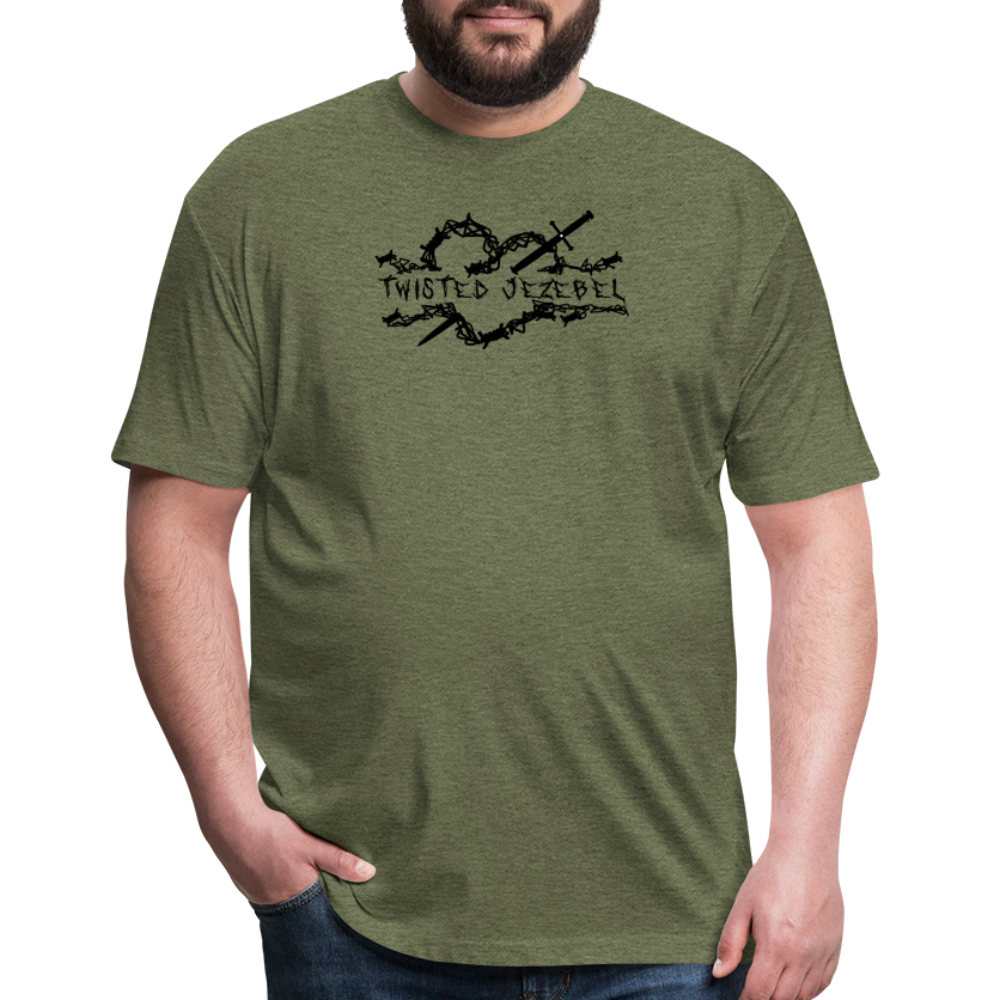 TJ Heart Black - Tee - Twisted Jezebel