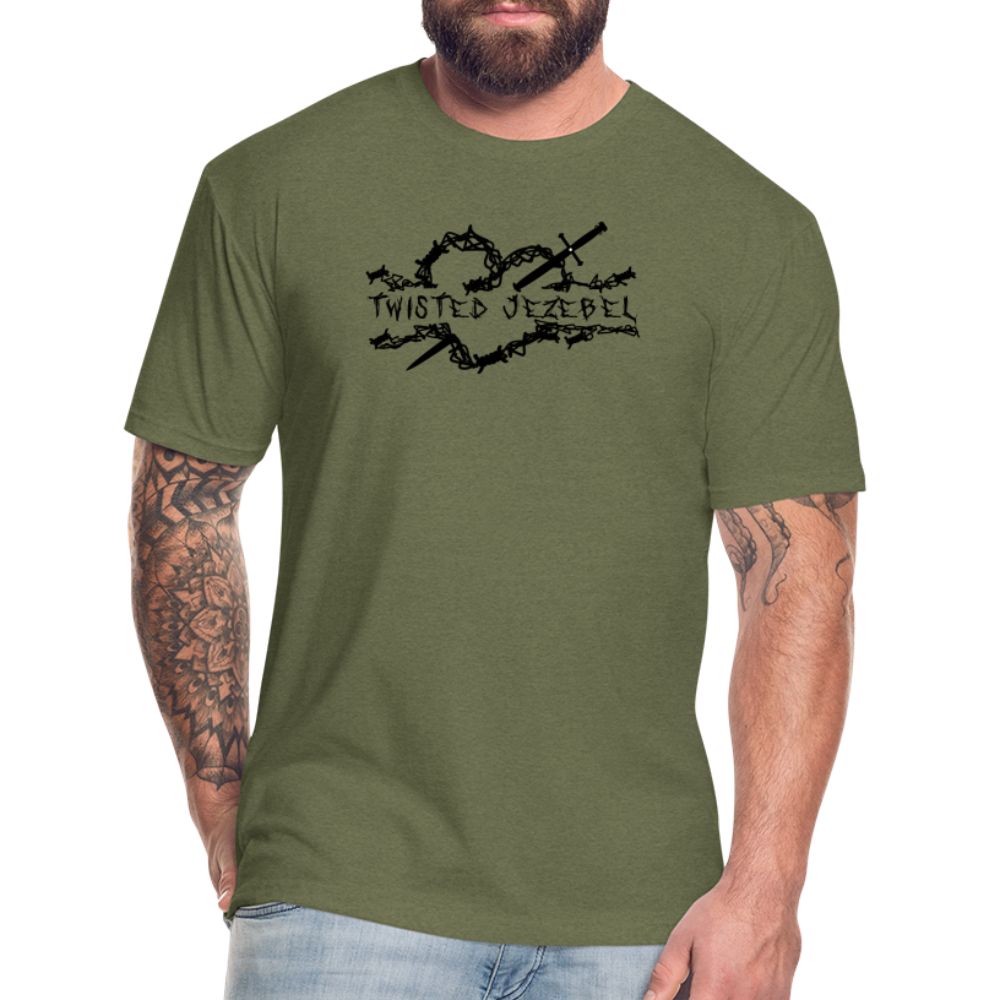 TJ Heart Black - Tee - Twisted Jezebel