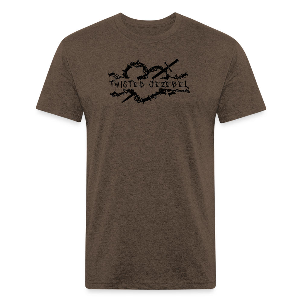 TJ Heart Black - Tee - Twisted Jezebel