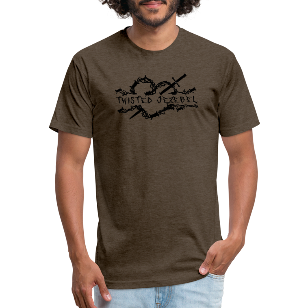 TJ Heart Black - Tee - Twisted Jezebel