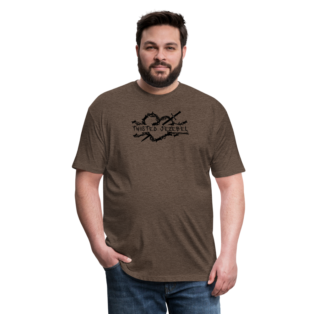 TJ Heart Black - Tee - Twisted Jezebel