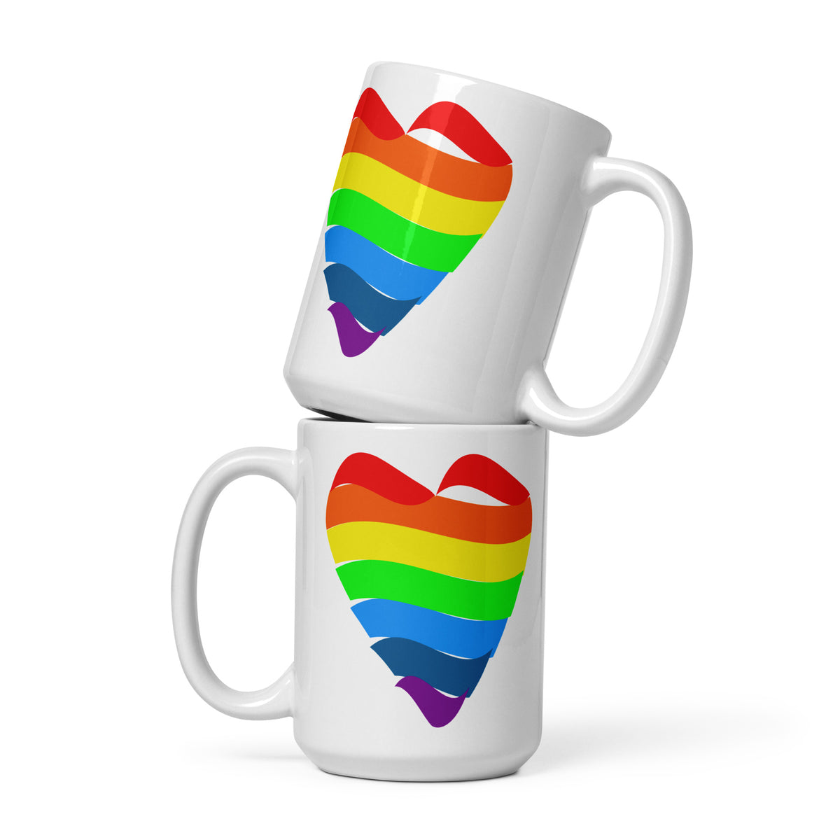 Pride Heart Mug - mug - Twisted Jezebel