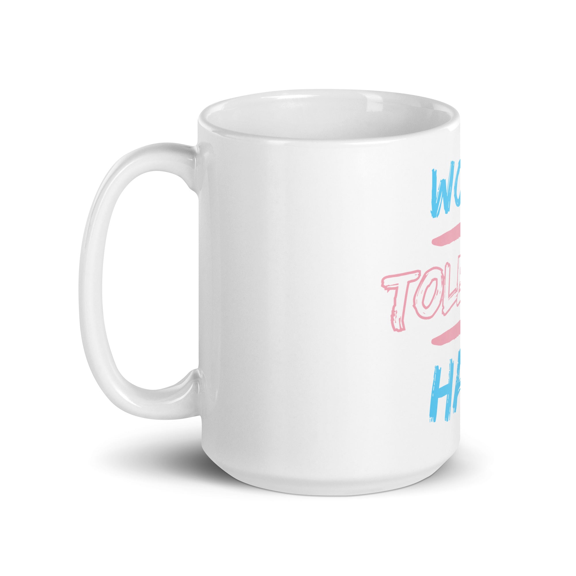 Won't Tolerate Hate Trans Pride Mug - mug - Twisted Jezebel