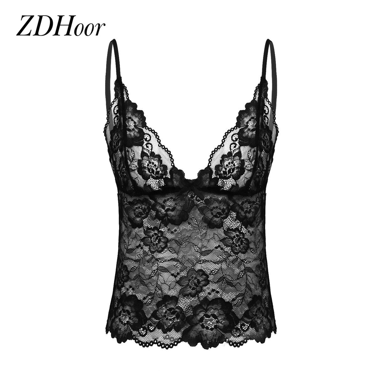 Lace Lingerie Camisole - Camisole - Twisted Jezebel